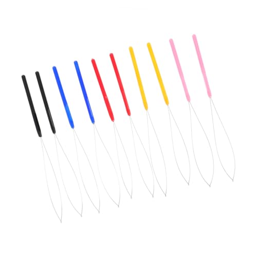 Ipetboom 10stücke Teiliges Bunte Häkelnadeln Für Haarverlängerungen Strickwerkzeug Knüpfen Zöpfen Und Flechten Für Salon Und Heimgebrauch von Ipetboom
