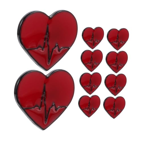 Ipetboom 10 Stück Rote Herzbroschen aus Zinklegierung Anstecknadeln für Damen und Herren Vielseitige Schmuckaccessoires für Jacken Hüte Taschen für Alltag Party Hochzeit und Date Ipetboom 10 Stück Rote Herzbroschen aus Zinklegierung Anstecknadeln für Damen und Herren Vielseitige Schmuckaccessoires für Jacken Hüte Taschen für Alltag Party Hochzeit und Date von Ipetboom