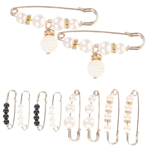 Ipetboom 10 Stück Teiliges Brooch Pin Modische Sicherheitsnadeln zum Verkleinern der Vielseitige Broschen Clips für Pullover Kleider Hosen und Schals Langlebiges und Perlenmaterial für Ipetboom 10 Stück Teiliges Brooch Pin Modische Sicherheitsnadeln zum Verkleinern der Vielseitige Broschen Clips für Pullover Kleider Hosen und Schals Langlebiges und Perlenmaterial für von Ipetboom