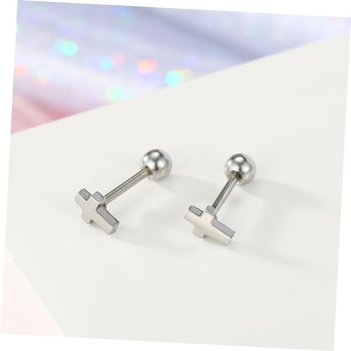Ipetboom 10 Stück Teiliges Ohrstecker und Lippenpiercing Schmuck Leichte Polierte Piercing Accessoires Langlebig Modisch für Damen Komfortabel Vielseitig für Ohr und Lippe von Ipetboom