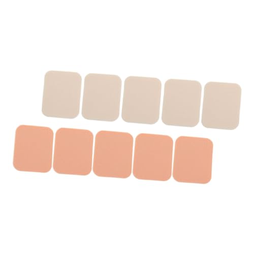 Ipetboom 10 Stück Teiliges Quadratische Makeup Puderquasten für Damen Weiche Kosmetische Schwämme für Gesicht Geeignet für Trockene und Feuchte Anwendung Hautfreundlich Kompakt und Einfach von Ipetboom