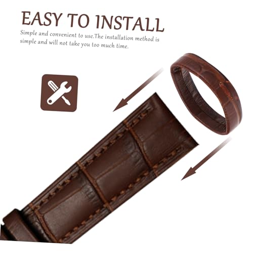 Ipetboom 10 Stück Teiliges Uhrenarmband Schlaufe Ersatzring Flexibel Elastisch Hautfreundlich mit Glatter Oberfläche Installieren Passend für Herren Damen Armbänder von Ipetboom