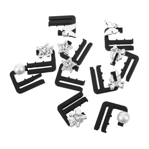 Ipetboom 10 Stück Teiliges Verstellbare Bundreduzierer Clips für Damen und Herren Taillenzug-befestiger für Jeans Hosen Röcke Einfach Anzubringen Abnehmbar zur Größenanpassung und von Ipetboom