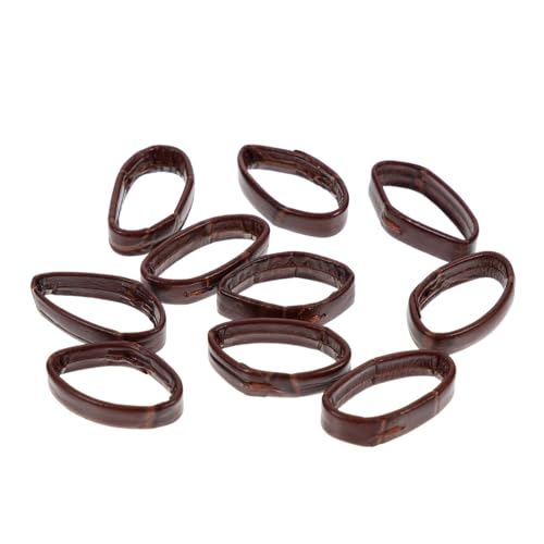Ipetboom 10 Stück Uhrenarmband Schlaufen Austauschbare Uhrenband Ringe für Herren Damen Hautfreundliches Uhrzubehör von Ipetboom