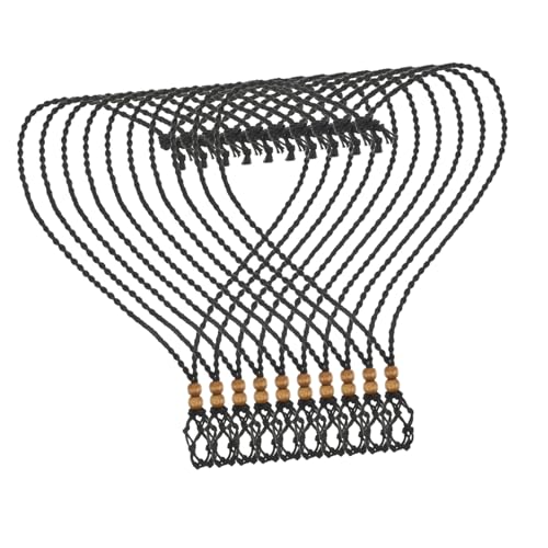 Ipetboom 10stücke Kettenanhänger Stein Halter Käfig Anhänger Einstellbare Leere Stein Halskette Halter Für Frauen Männer Vintage Stil Handgewebte Qualität Mehrteilige von Ipetboom