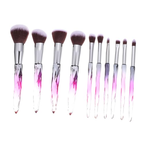 Ipetboom Make-up Erröten 10-Teiliges Set Make-up-Pinsel mit Kunststoffgriff Make-up-Pinsel-Set Make-up-Creme-Pinsel Make-up Pinsel Make-up-Tool Eyeliner-Pinsel einstellen von Ipetboom