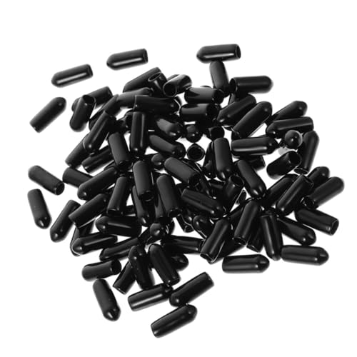 Ipetboom 100 Stück Gummi Endkappen für Haarbänder Langlebige DIY Stirnband Abschlusskappen Rutschfeste Schutzkappen für Haarreifen Praktische Haarschmuck Zubehör von Ipetboom