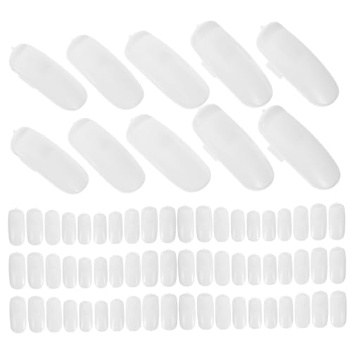 Ipetboom 100 Stück Nagelspitzen Übungstips Flexibel Gelenk Nagelkunst Nail Polish Sample Sticks Nagel Zubehör für Gel und Acryllacke DIY Maniküre von Ipetboom