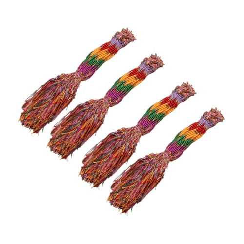 Ipetboom 100 Stück Teiliges Handgewebter Verstellbarer Armbänder in Bunten Farben Handgelenkschmuck für Damen und Herren Modische Freundschaftsarmbänder für Alltag und Zufällige Farbe von Ipetboom