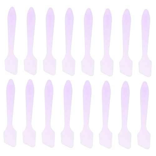 Ipetboom 100 Stück Teiliges Kosmetikspatel Robustem Kunststoff Wiederverwendbar Leicht zu Reinigen zum Präzisen Auftragen von Gesichtsmaske Augencreme und Serum Praktische Form für von Ipetboom