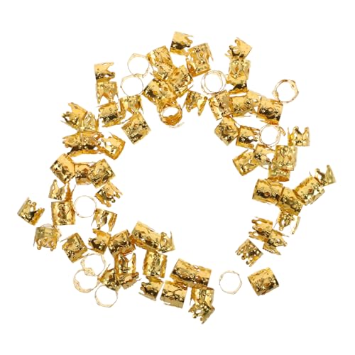 Ipetboom 100stücke Dreadlock Haarschmuck Ringe Verstellbare Metallperlen Für Zöpfe Elegante Deko Accessoires Mit Hohlprägung Für Frauen Und Mädchen Für Partys Und Besondere Anlässe von Ipetboom