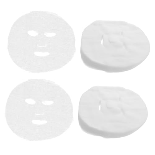 Ipetboom 100stücke Gesichtsmaske Vlies Wiederverwendbar Gesichtsauflagen Runde Hydrogel-maske Für Hautpflege Hautfreundlich Und Feuchtigkeitsspendend Für Schönheitssalons Und Zuhause von Ipetboom