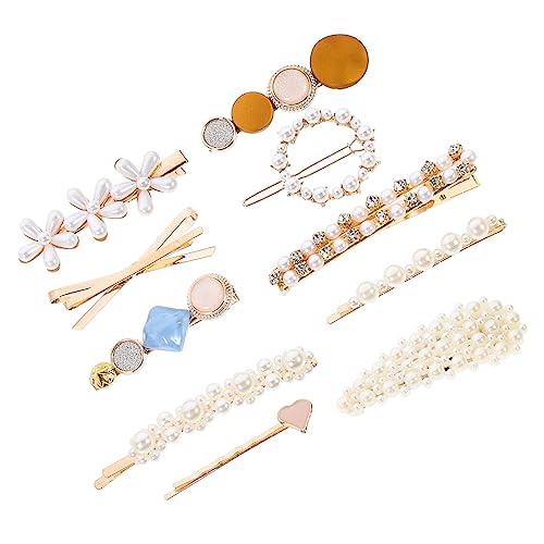 Ipetboom 10stücke Mode Simulation Perlen Haarspangen Damen Haarnadeln Haar Clips Für Party Karneval Weihnachten von Ipetboom