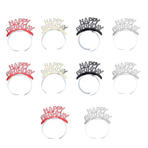 Ipetboom 10stücke Junge Mädchen Geburtstags Haarschmuck Mit Krone Bunte Party-accessoires Für Jungen Und Mädchen Für Fotoshootings Und Feierlichkeiten Farben Zufällig von Ipetboom