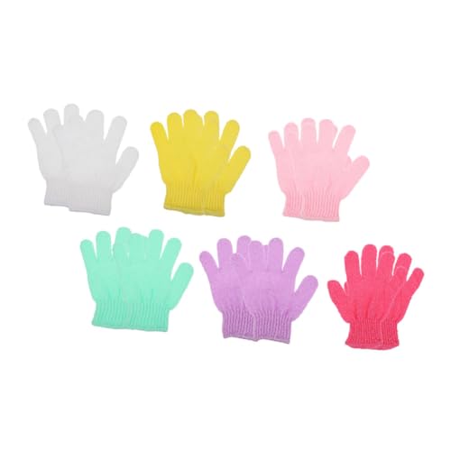 Ipetboom 10stücke Badehandschuh Für Körperpeeling Elastische Dusche Handschuhe Rücken Reinigen Badetücher Geeignet Für Hotel Und Zuhause von Ipetboom