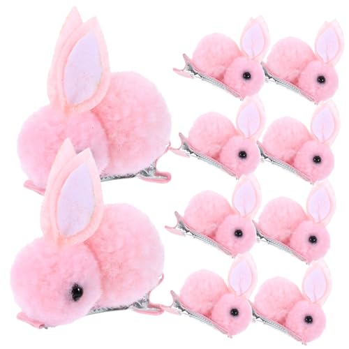 Ipetboom 10stücke Süße Hasen-haarspangen Für Mädchen Haarclips Für Ostern Haarschmuck Für Festliche Frisuren Komfortable Und Sichere Haaraccessoires von Ipetboom