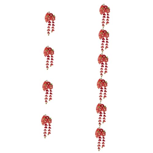 Ipetboom 10st Quaste Glocke Haarschmuck Strass-kopfschmuck Alligator-haarspangen Perlenbesatz Blumen-haarspangen Koreanische Haarspangen Damen Kimono Strasssteine Kleinkind Stoff Kleidung von Ipetboom