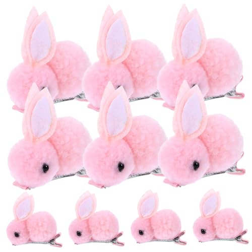 Ipetboom 10stücke Bunny Haarklammern Für Mädchen Niedliche Bequeme Haarspangen Für Ostern Und Alltag Und Farbecht Für Festliche Frisuren von Ipetboom