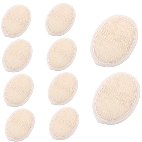 Ipetboom 10stücke Einmalige Luffa Körperpeeling-handtücher Exfolierende Duschpads Für Sanfte Hautreinigung Für Zuhause Und Reisen von Ipetboom