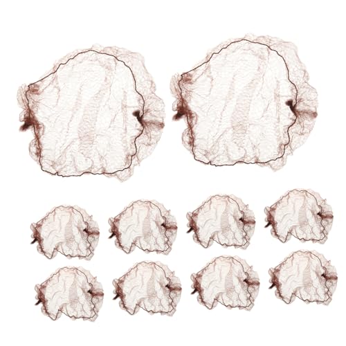 Ipetboom 10stücke Haarknotennetz Aus Netzstoff Für Dutts Elastische Duttabdeckung Mit Gummiband Unsichtbares Haarnetz Für Perücken Und Frisuren Für Frauen Und Mädchen von Ipetboom