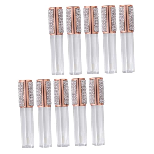 Ipetboom 10stücke Lip Gloss Röhrchen Wiederbefüllbare Kosmetikbehälter Für Lippenbalsam Und Lippenstift Für Kreative Anwendungen von Ipetboom