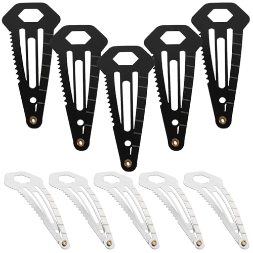 Ipetboom 10stücke -haarnadeln Multifunktionale Haarspangen Haarnadeln Silber Und Schwarz Für Damen Und Herren von Ipetboom