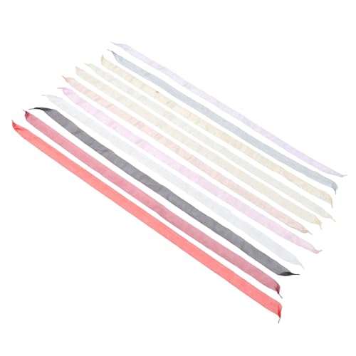 Ipetboom 11 Paare Chiffon Schnürsenkel Flach Satin Schnürbänder für Damen Sneaker Canvas Schuhe Bunte Ersatzsenkel für Freizeit und Sport mit Vielseitiger Verwendung von Ipetboom