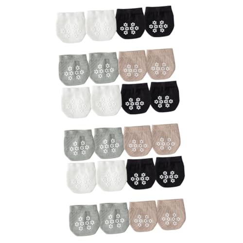 Ipetboom 12 Paare Halbe Socken Fußballen Socken Wiederverwendbare Zehensocken Atmungsaktive Socken Nahtlose Halbsocken Frauen Socken High Heels Gewöhnliche Baumwolle Damen von Ipetboom