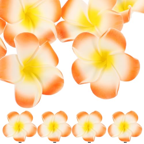 Ipetboom 12stücke Teiliges Hawaiianische Blumen Haarklammern Plumeria Haarclips Für Frauen Dekorative Clips Für Strandpartys Hochzeiten Und Feiern Leuchtende Farben Für Einen Eleganten von Ipetboom