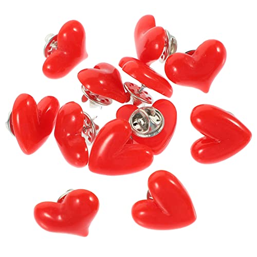 Ipetboom 12 Stück Rote Herz Anstecknadel Valentinstag Brosche Kleine Herz Broschen für Kleidung Schals und Hüte Stilvolles Accessoire mit Liebevollem Design Ipetboom 12 Stück Rote Herz Anstecknadel Valentinstag Brosche Kleine Herz Broschen für Kleidung Schals und Hüte Stilvolles Accessoire mit Liebevollem Design von Ipetboom