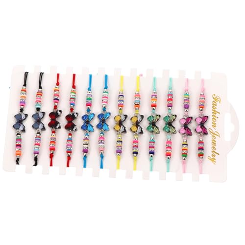 Ipetboom 12stücke Bohemian Kinderarmband Teile Elastische Polymer Armbänder Mit Bunten Perlen Und Tiermotiven Einzigartiger Schmuck Für Mädchen Perfektes Zur Taufe Für Alltag Ipetboom 12stücke Bohemian Kinderarmband Teile Elastische Polymer Armbänder Mit Bunten Perlen Und Tiermotiven Einzigartiger Schmuck Für Mädchen Perfektes Zur Taufe Für Alltag von Ipetboom