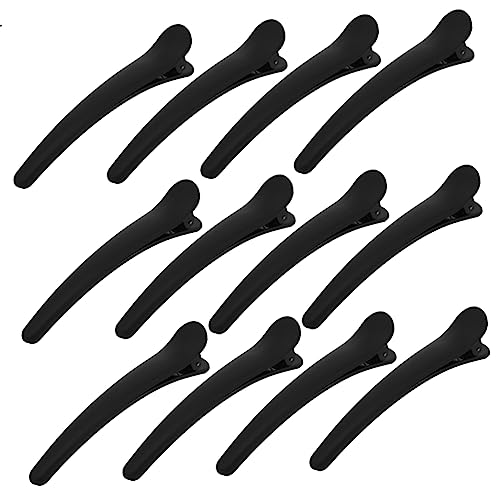 Ipetboom 12 Stück Teiliges Frosted Haarspangen Matte Glänzende Duckbill Clips Leichte Vielseitige Haarclips für Damen für Friseure und Alltag Sichere Anwendung von Ipetboom