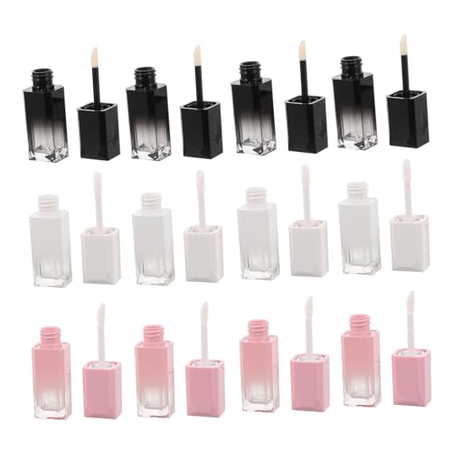 Ipetboom 12 Stück Teiliges Gradient Color Lip Gloss Tubes aus Robustem Leichte DIY Lippenpflegebehälter für Selbstgemachten Lipgloss Kompakt und Reisetauglich für Unterwegs von Ipetboom