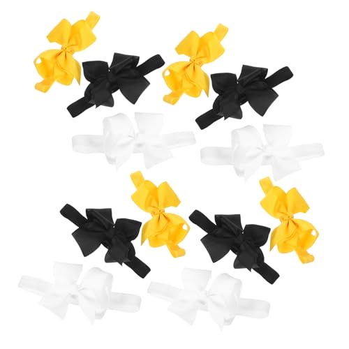 Ipetboom 12 Stück Teiliges Mädchen Haarband mit Schleifen Leichte Stilvolle Bubble-design Stirnbänder für Neugeborene Vielseitig für Fotoshootings Geburtstagsfeiern Accessoires von Ipetboom
