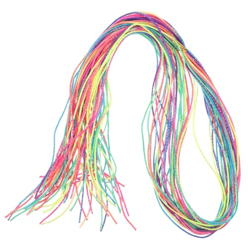 Ipetboom 120 Stück Haarbänder für Zöpfe Bunte Leichte Haarwickel aus Langlebigem Material Lang DIY Flechtkordeln für Mädchen Kreativ Wiederverwendbar für Party Sport und Alltag von Ipetboom