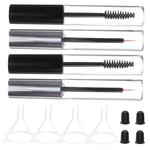 Ipetboom 12St Kosmetische Reisebehälter reise wimperntusche reisen wimpernshampoo 10 ml leere Mascara-Tube Mascara-Behälter-Trichter Luftraumüberwachung einstellen Pipette Container Maskara von Ipetboom