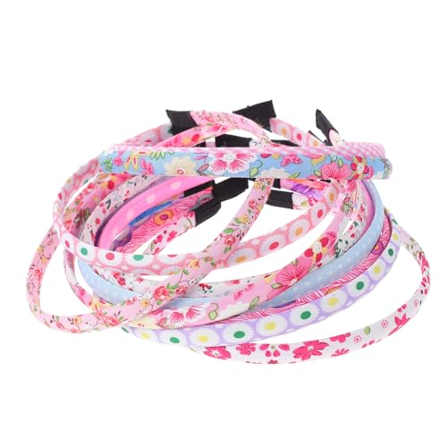 Ipetboom 12st Stoffstirnband Für Kinder Florales Stirnband Blumenstirnbänder Für Kinder Schlichte Stirnbänder Haarschmuck Für Karneval Haarband Aus Metall Mädchen Tuch Harz Kleinkind Weben von Ipetboom