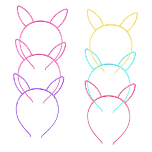 Ipetboom 12stücke Bunny Ears Haarband Für Junge Mädchen Farbenfrohes Tierohren-stirnband Für Kostümpartys Fasching Und Feiertage Aus Strapazierfähigem Material Für Mädchen von Ipetboom