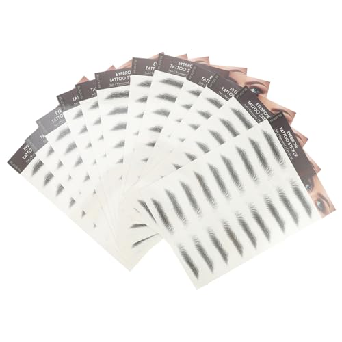 Ipetboom 12stücke Augenbrauen Aufkleber Haarähnliche Augenbrauen Imitation Aufkleber Kosmetik Für Falsche Natürliche Paste von Ipetboom