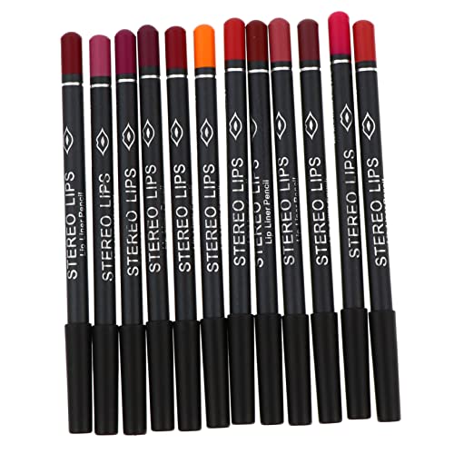 Ipetboom 12stücke Mattfreier Lippenstift Wasserfest Lang Anhaltend Makeup Lip Liner Pencil Weibliche Lippen Konturieren Kosmetik Accessoires Für Frauen von Ipetboom