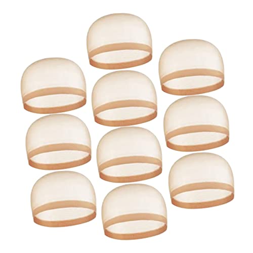 Ipetboom 12stücke Perückenkappen Aus Spitze Für Perücken Atmungsaktiv Schweißabsorbierend Elastisch Einfach Zu Tragen Reinigen Für Perückenherstellung Und Filmkostümzubehör von Ipetboom