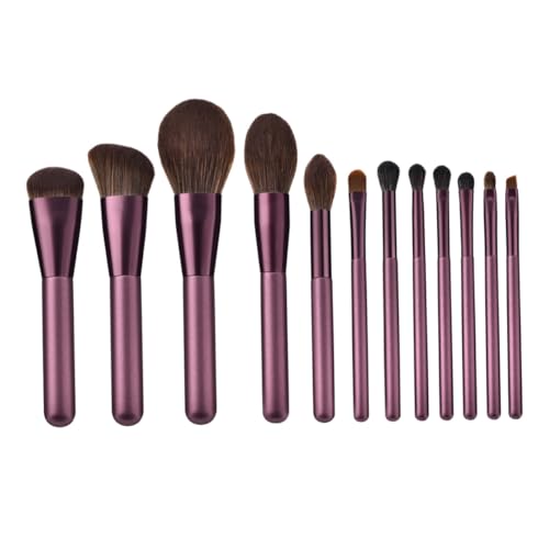 Ipetboom 12stücke Teiliges Kosmetikpinsel Holzgriff Und Nylonborsten Professioneller Make-up-pinsel Für Damen Make-up Puder von Ipetboom