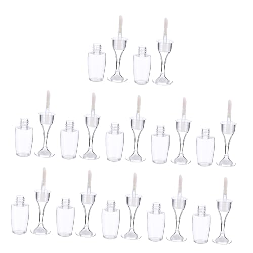 Ipetboom 12stücke Weinglasförmige Lip Gloss Röhrchen Leere Lip Gloss Behälter Für Kosmetikproben Waschbar Und Wiederverwendbar Für Anfänger Und Profis von Ipetboom