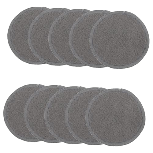 Ipetboom 13 Stücke Gesichtswischpad Kosmetik Make-up-Pinselhalter Make-up-Entferner-Tücher Tupfer Frauen Bausatz make up remover pads abschminken pads Gesichtswaschpad Abschminkpads Black von Ipetboom