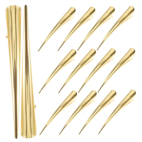 Ipetboom 15stücke Krokodilklemmen Für Haare Aus Metall Große Haarspangen Als Clips Flache Haarspangen Für Frauen Und Mädchen Mit Schnabel Für Friseure Und Alltag von Ipetboom