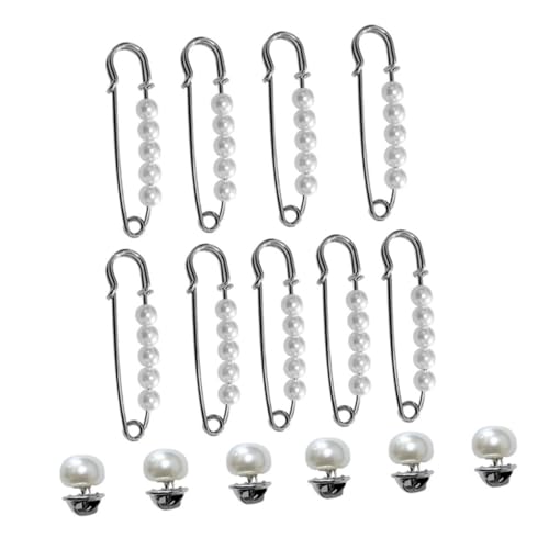 Ipetboom 15 Stück Teiliges Kreative Sicherheitsnadeln mit Perlenmuster Modische Schmucknadeln für Damen Vielseitige Anstecknadeln für Kleidung Taschen Hüte als zu Weihnachten und von Ipetboom