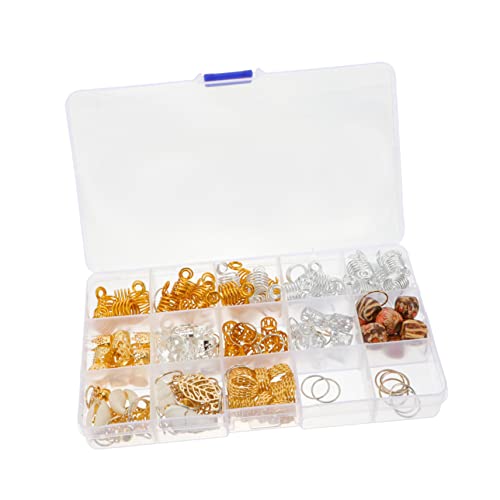 Ipetboom 158stücke Haarschmuck Ringe Für Dreadlocks Hochwertige Haarperlen Und Zubehör Zum Flechten Und Dekorieren Von Haaren Langlebige Vielseitige Designs Für Jeden Stil von Ipetboom