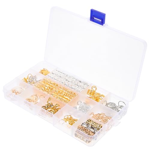 Ipetboom 159stücke Haar Schmuck Ringe Dreadlocks Zopf Ringe Haarschmuck Für Besondere Anlässe Geeignet Für Hochzeiten Partys Und Tägliches Styling Ipetboom 159stücke Haar Schmuck Ringe Dreadlocks Zopf Ringe Haarschmuck Für Besondere Anlässe Geeignet Für Hochzeiten Partys Und Tägliches Styling von Ipetboom