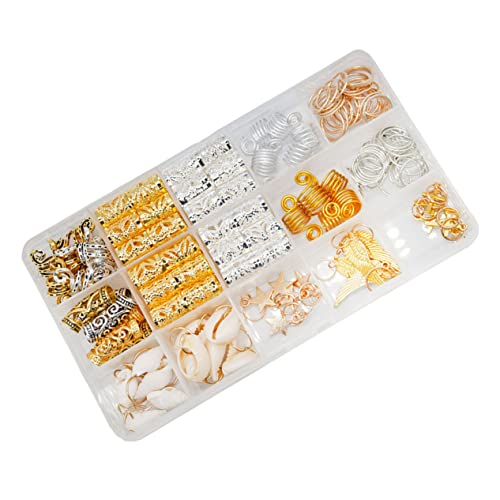 Ipetboom 159stücke Dreadlocks Haarnadeln Mit Charms Vielseitige Haarschmuck Ringe Und Zubehör Für Dreads Zöpfe Hochsteckfrisuren Und Kreative Styles Für Frauen Und Männer von Ipetboom