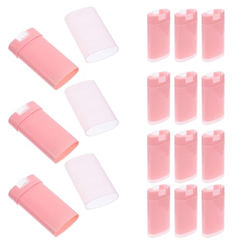 Ipetboom 15stücke Lip Balm Container Leere Lipgloss Röhrchen Tragbare Und Auslaufsichere Lippenbalsam Behälter Für Reisen Für Kosmetik Und Make-up Aufbewahrung von Ipetboom